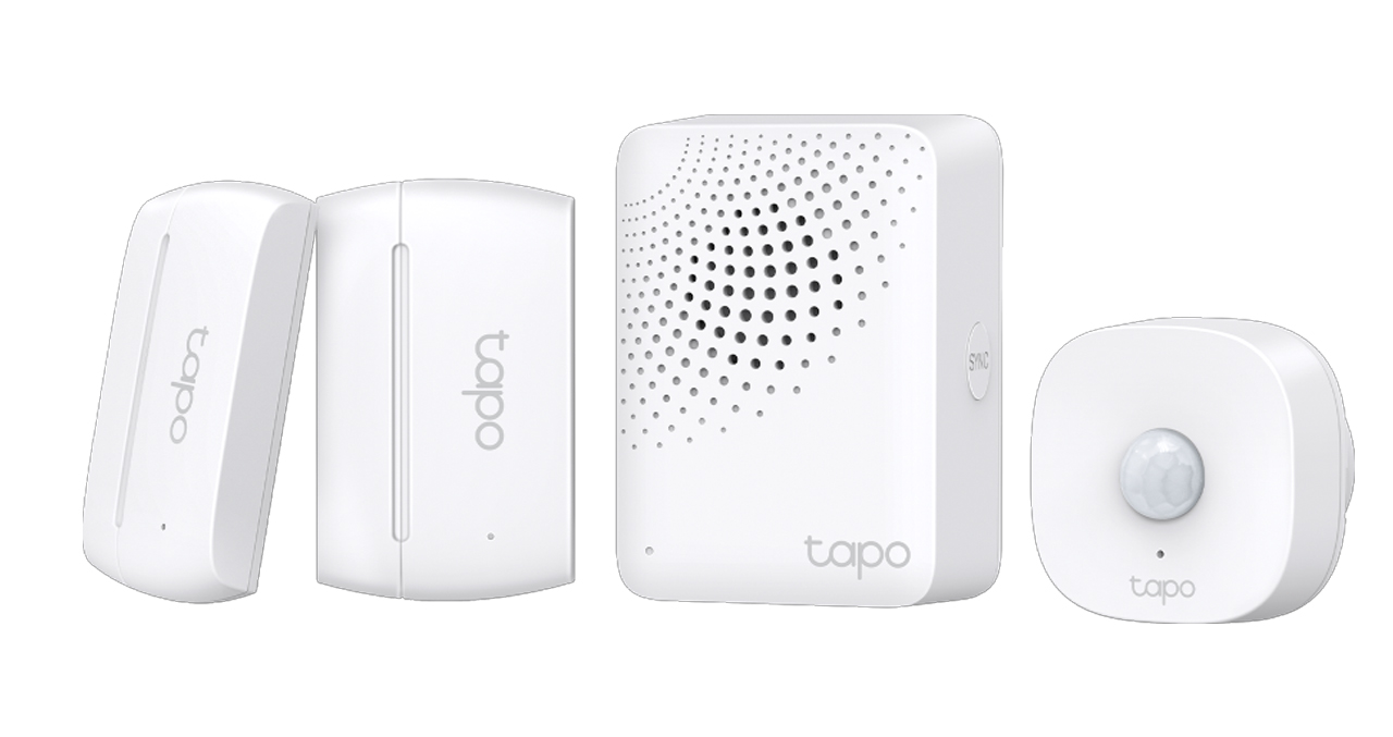 KIT SMART WIFI TPLNK TAPO T30 2XSENSOR DE CONTACTO + 1X SENSOR DE MOVIMIENTO X1X HUB