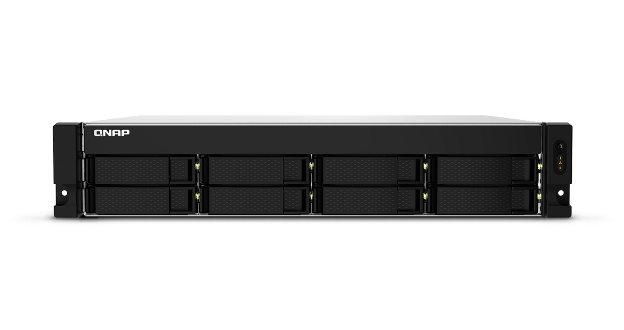 NAS QNAP 8 BAHIAS /RACK/Cortex-A57 de cuatro núcleos de 1,7 GHz/4GB /2 SFP PUERTO 10GB/3AÑOS