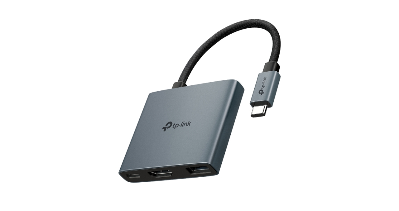 ADAPTADOR TPLINK USB-C 3 EN 1 - HDMIx1 - USB-A y USB-C