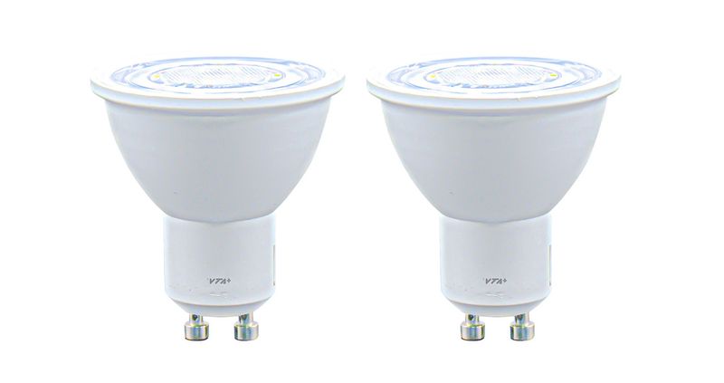 FOCO BOMBILLO LED SMART WIFI VTA GU10 RGB COLOR - 2 PACK