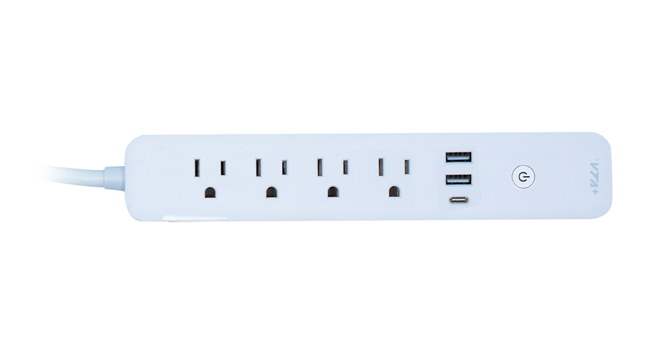 REGLETA VTA SMART WIFI 4 TOMAS. USB-Ax2 USB-C - MULTITOMA BLANCA