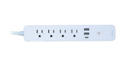REGLETA VTA SMART WIFI 4 TOMAS. USB-Ax2 USB-C - MULTITOMA BLANCA