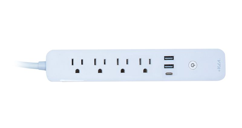 REGLETA VTA SMART WIFI 4 TOMAS. USB-Ax2 USB-C - MULTITOMA BLANCA
