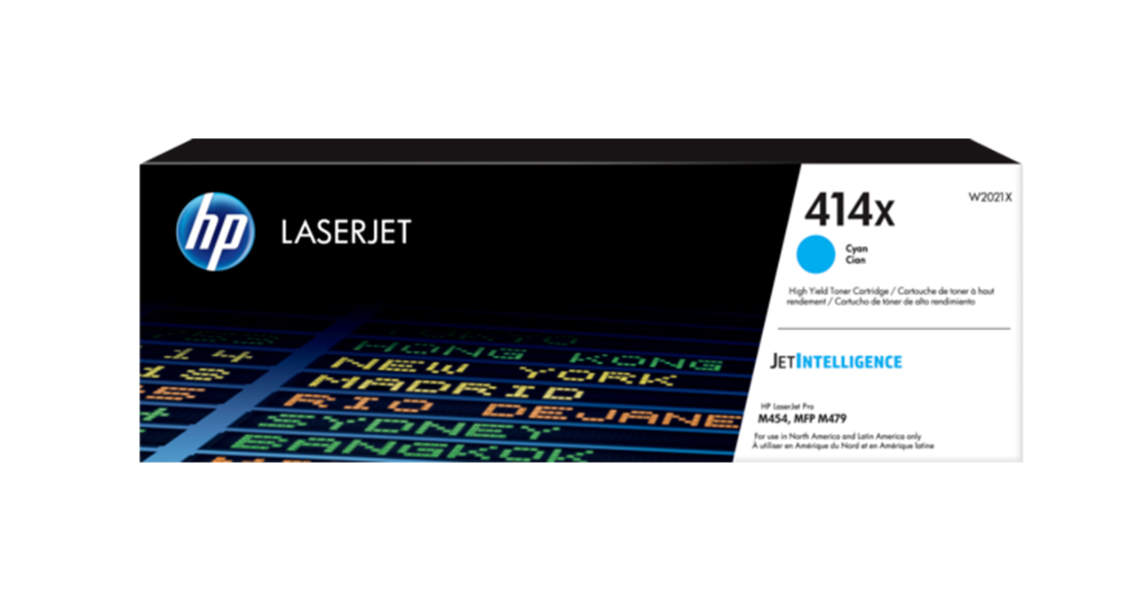 TONER HP 414X CYAN RINDE 6.000 PAGINAS HPM454DW / HPM479DW / HP480F