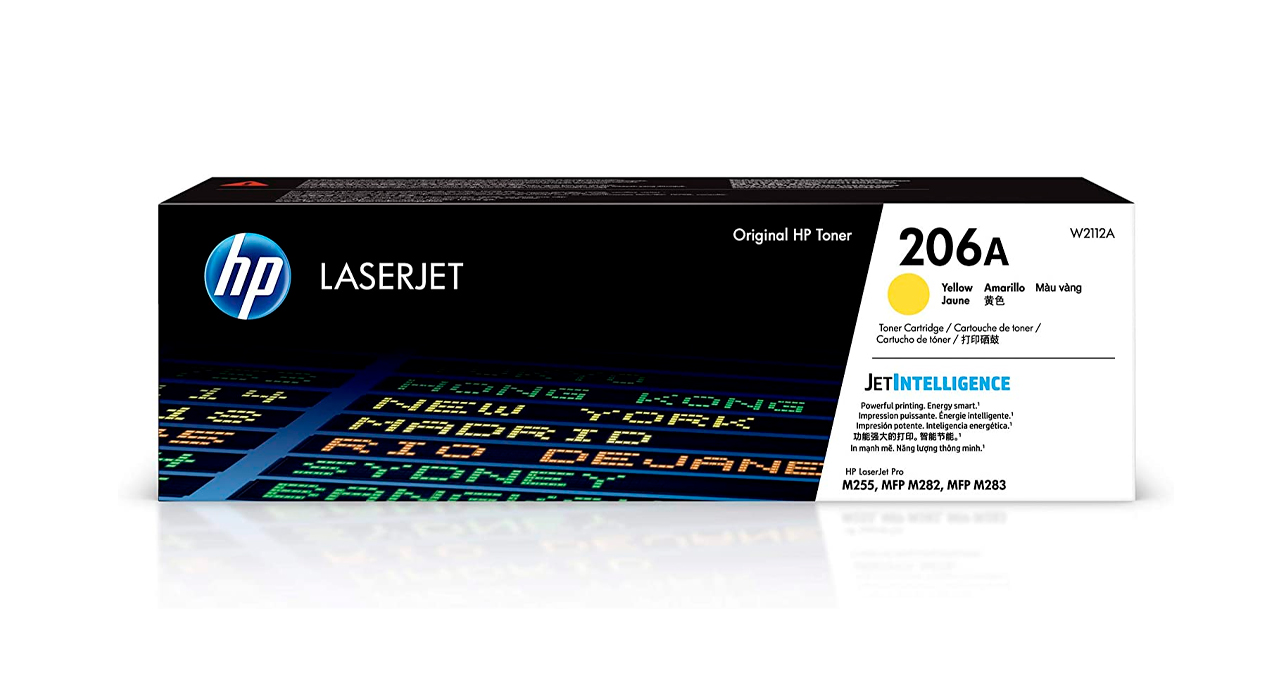 TONER HP 206A YELLOW COMPATIBLE HPM283FDW HPM255 RINDE 1.250 PAGS.