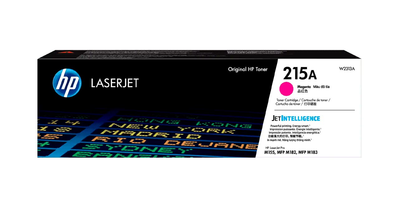 TONER HP 215A MAGENTA PARA IMPRESORA HPM155A, HPM182NW, HPM183FW RINDE 850 PAGS.
