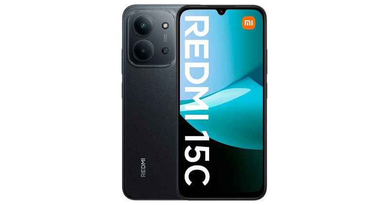 CELULAR XIAOMI REDMI 15C  4GB+128GB NEGRO