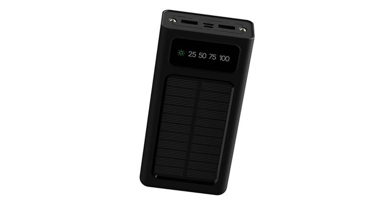 POWER BANK XTECH SOLAR 6 SALIDAS DE CARGA 20.000mah MICRO USB/ USB-C/LIGTHNING