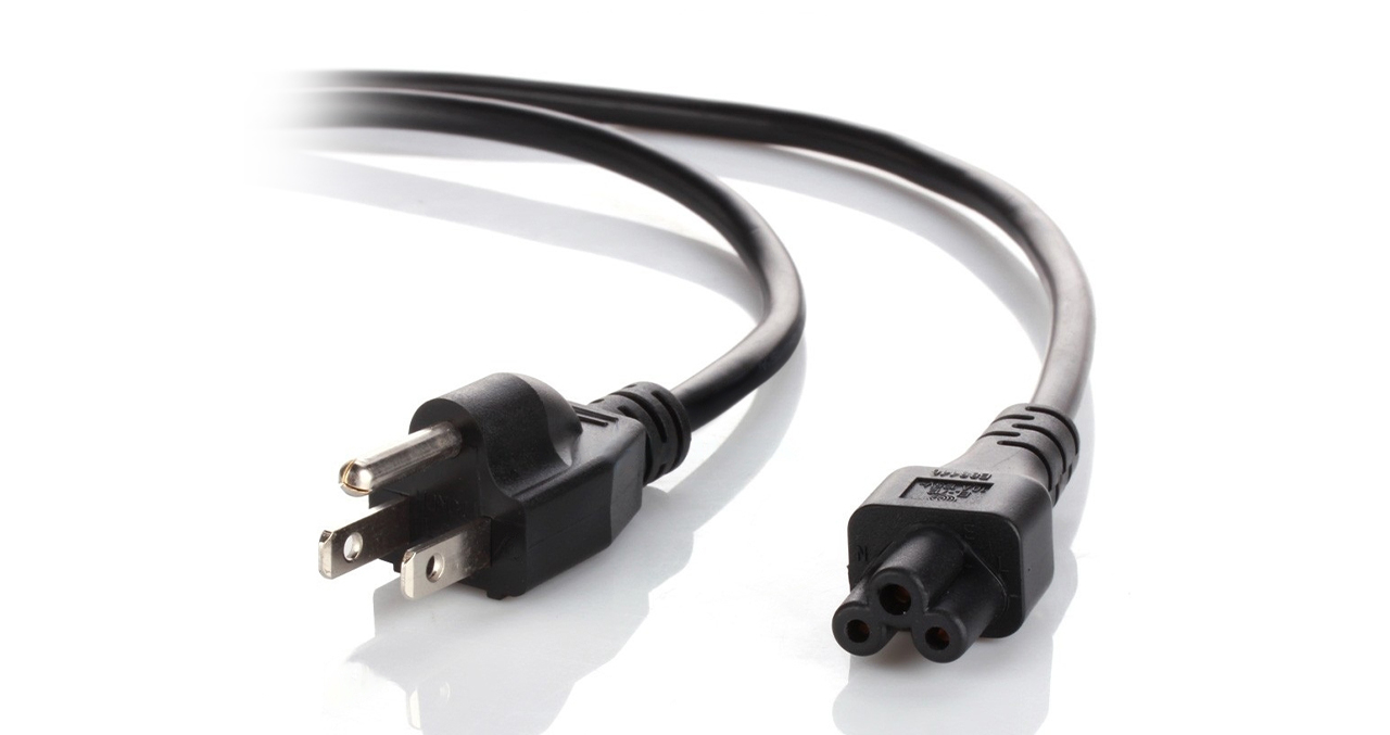 CABLE DE PODER XTECH PARA NOTEBOOK 3 PLUG REDONDOS