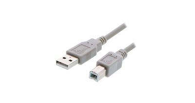 CABLE XTECH USB 2.0 PARA IMPRESORA 6 PIES (1.83 METROS) - BEIGE
