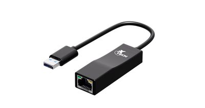 ADAPTADOR XTECH USB-A 3.0 MACHO A RJ45 HEMBRA - NEGRO