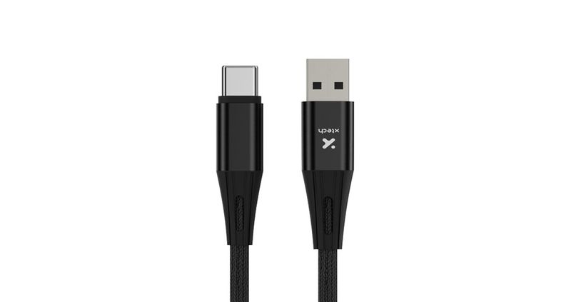 CABLE XTECH USB-C MACHO A USB-A MACHO 2.0 - 1.8 METROS
