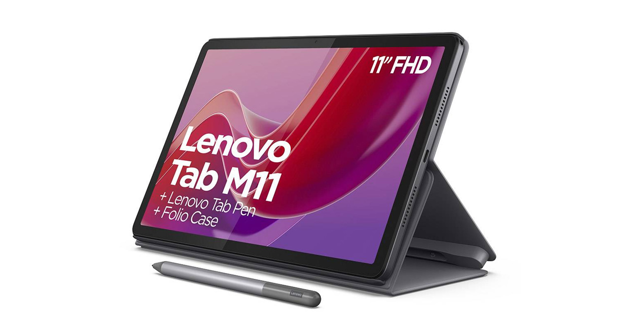 TABLET LENOVO M11 11" 4GB 128GB LTE (INCLUYE FOLIO CASE + LAPIZ LENOVO) COLOR GRIS