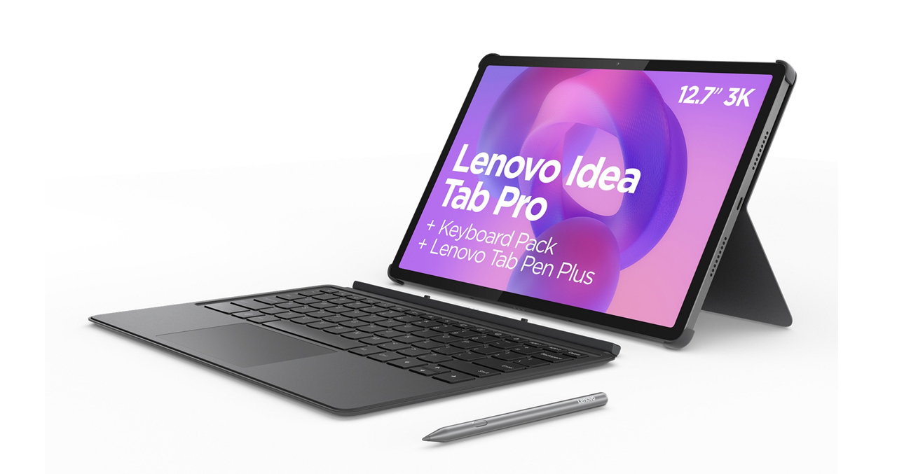 TABLET LENOVO IDEA TAB PRO 12.7" 8GB 256GB USB-C LUNA GREY + TECLADO LENOVO + TAB PEN PLUS